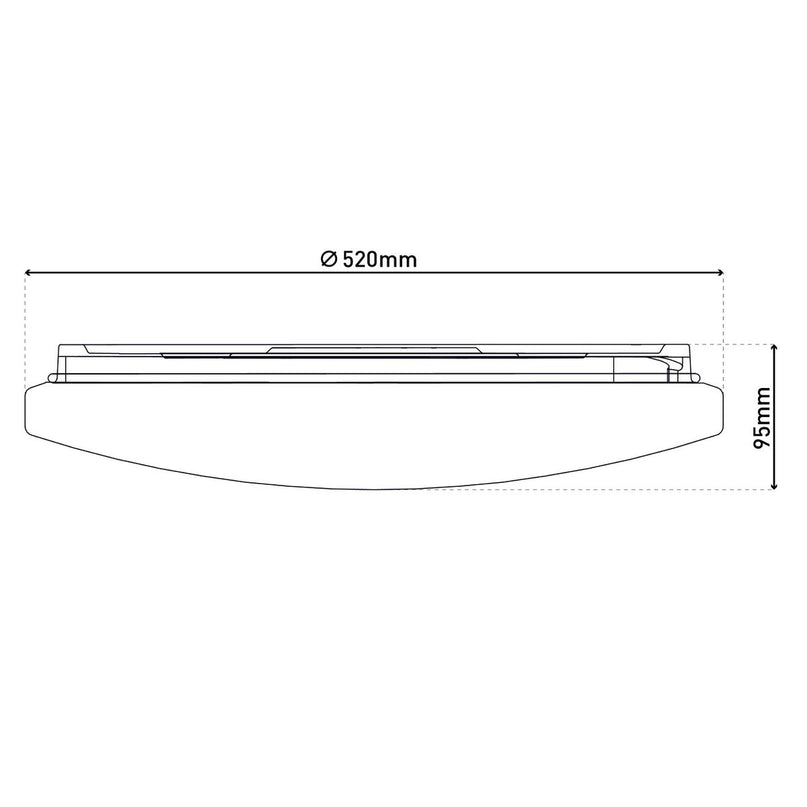 LED plafondlamp "Ravenna" d:52cm