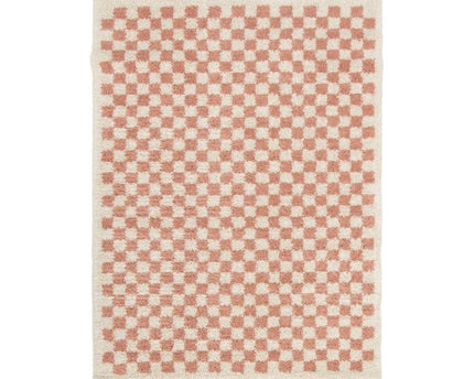 Tapis à poil haut doux en comfortabele CHECKERS