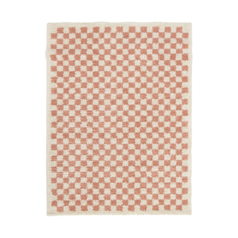 Tapis à poil haut doux en comfortabele CHECKERS
