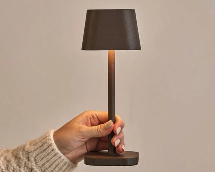 Ava Mokka Bruin Oplaadbare Tafellamp | Draadloos en dimbaar