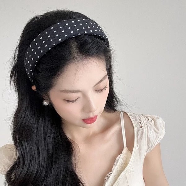Elegante Polka Dot-hoofdband