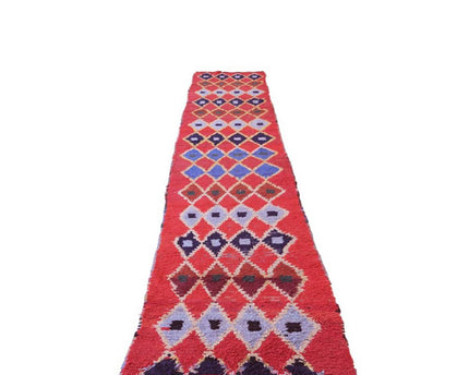 Vintage tribaal Berber halkleed 81 x 352 cm