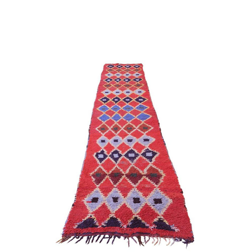 Vintage tribaal Berber halkleed 81 x 352 cm