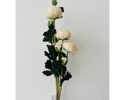 Scabiosa | kunstbloem | Lengte 55cm wit