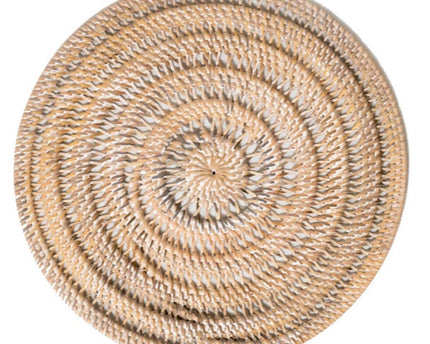 Placemat (set van 2, 4 of 6) ILUH 35 cm | Boho Tafelmat gemaakt van rotan