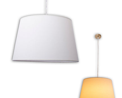 Hanger lamp "bologna" beige/messing