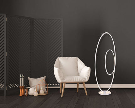 LED vloerlamp h: 120cm wit "Odrive"