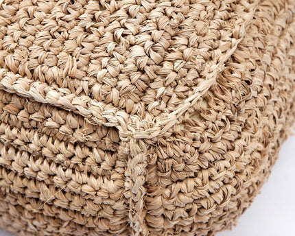 Poef | Zitzak PADAR gemaakt van Raffia