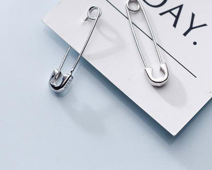 Unieke minimalistische paperclip-oorbellen - één paar