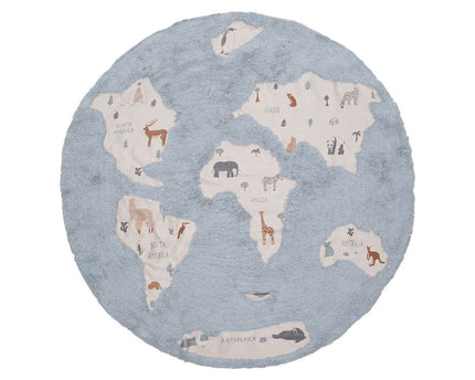 Tapis enfant lavable MONDE