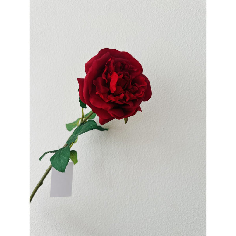 QMF Hand Touch Rose 65cm 1PCS rood