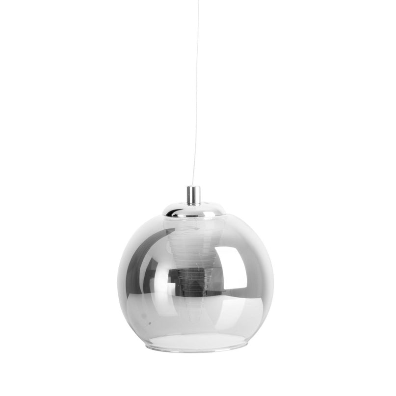 LED -hanger lamp "vaso", hanglamp gemaakt van metaal en glas in antraciet, met stevig ingebouwde LED's, hangende lamp voor eetkamer en woonkamer met een Øvon 14,5 cm.