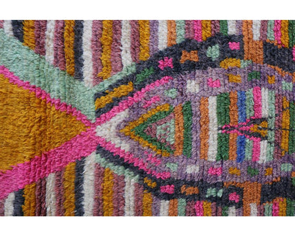 Berber eigentijds wollen gangkleed 72 x 355 cm