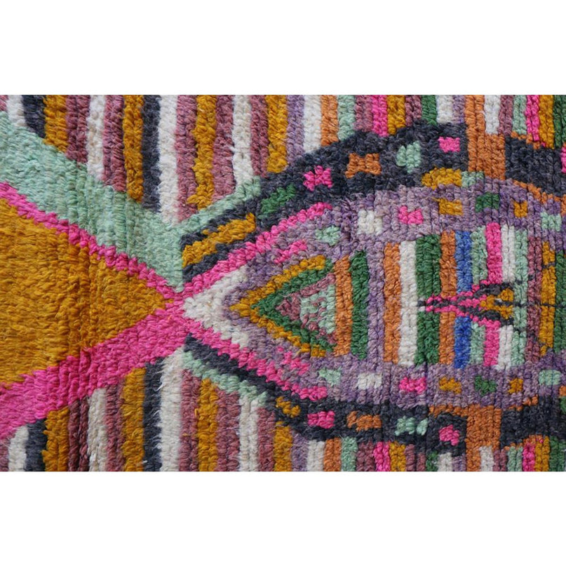 Berber eigentijds wollen gangkleed 72 x 355 cm