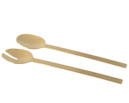 Gouden salade bestek