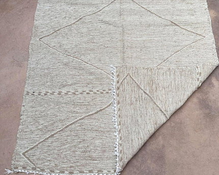 Zuiver wollen Marokkaans Kelim Berber tapijt 150 x 247 cm