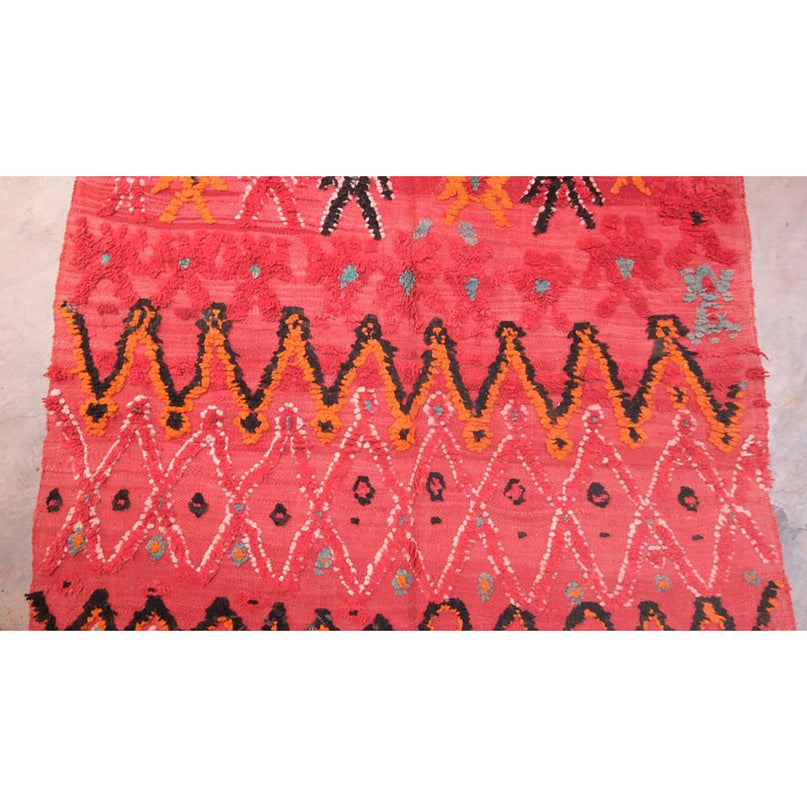 Zuiver wollen Marokkaans Kelim Berber tapijt 177 x 232 cm
