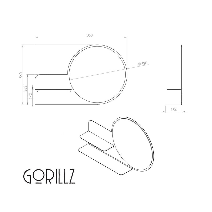 Gorillz Clever - Wit