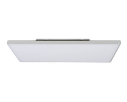 LED -paneel plafondlamp "Carente" lengte 59,5 cm, frameless, vele functies, gemaakt van metaal en plastic, witte, geïntegreerde LED's
