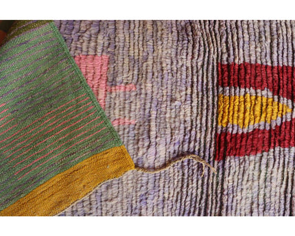 Zuiver wollen Marokkaans Berber halkleed 67 x 356 cm