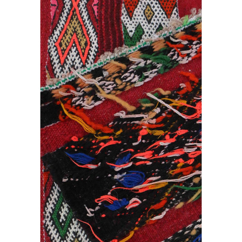 Marokkaans Berberkleed van wol en katoen 93 x 214 cm