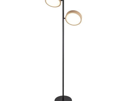 LED -vloerlamp "Tessa" amandel