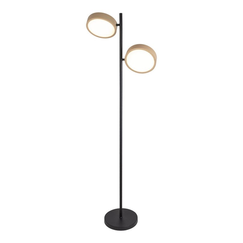LED -vloerlamp "Tessa" amandel