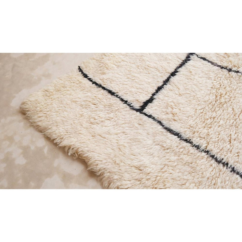 Zuiver wollen Marokkaans Berber-tapijt 174 x 254 cm