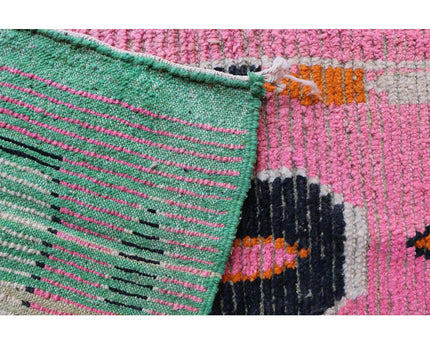 Zuiver wollen Marokkaans Berber halkleed 76 x 355 cm