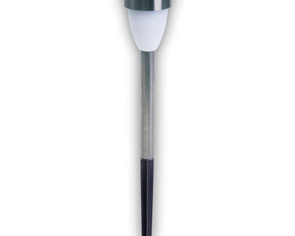 6 Set LED LED Solar Outer Light met aarde spies gemaakt van roestvrijstalen gekleurd metaal en plastic, met geïntegreerde LED