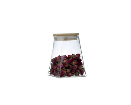 POT DRIEHOEK AVEC COUVERCLE EN BOIS 740ML