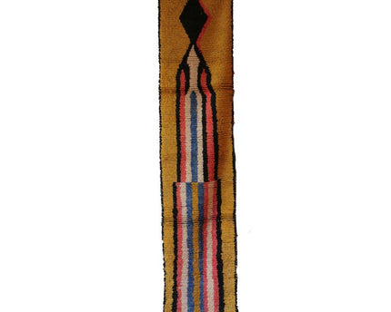 Zuiver wollen Marokkaans Berber halkleed 72 x 336 cm