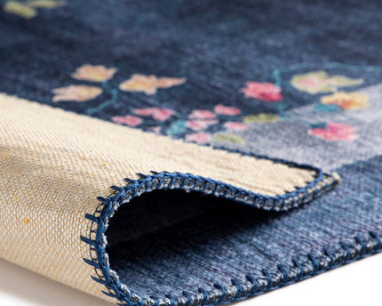 Bloemen tapijt afwerking couture hortense
