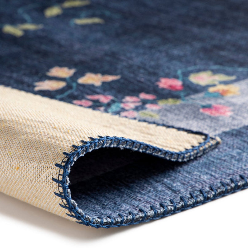 Bloemen tapijt afwerking couture hortense
