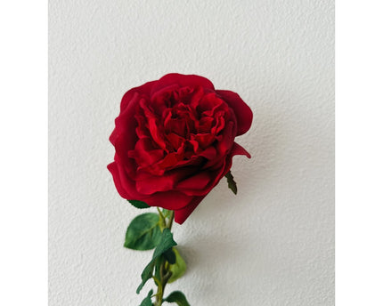 QMF Hand Touch Rose 65cm 1PCS rood