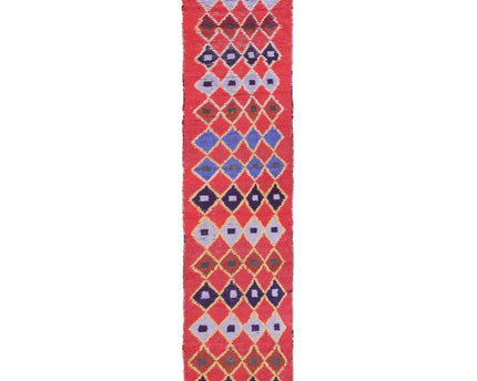 Vintage tribaal Berber halkleed 81 x 352 cm