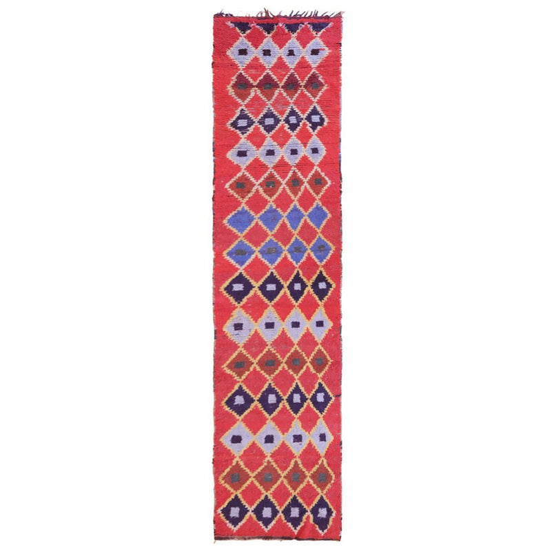 Vintage tribaal Berber halkleed 81 x 352 cm