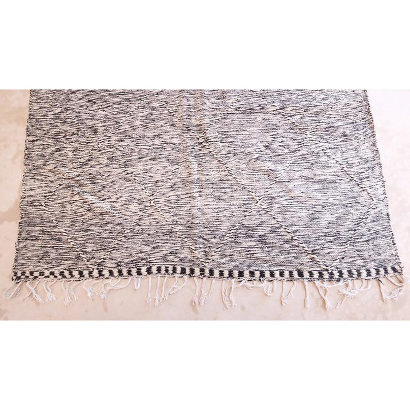 Zuiver wollen Marokkaans Kelim Berber tapijt 206 x 338 cm