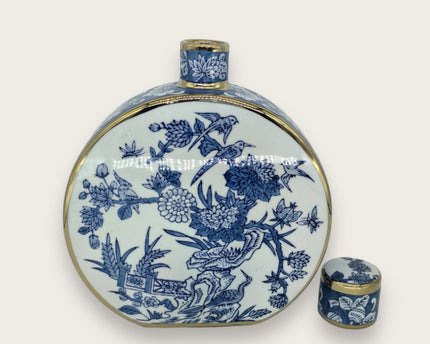 Nieuwe Chinese stijl, oosterse Parijse Delfts blauwe porselein vazen/lage stijl