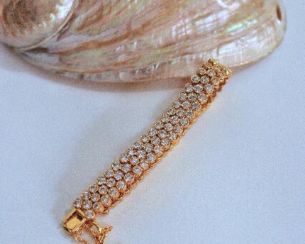 Vintage luxe honingraatarmband