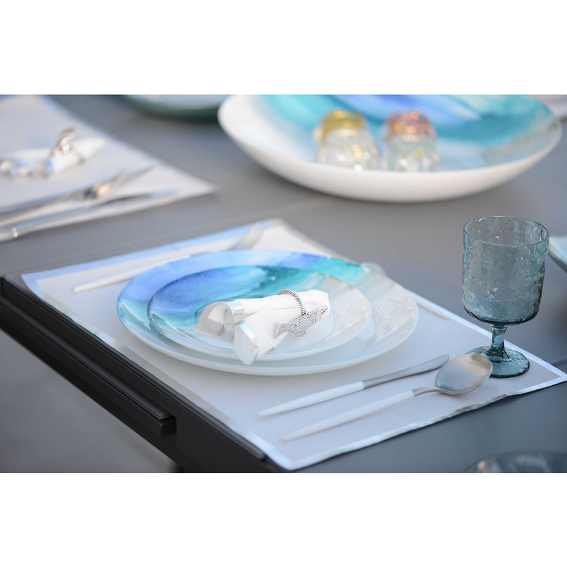 Oceaanpresentatieplaat met vleugels