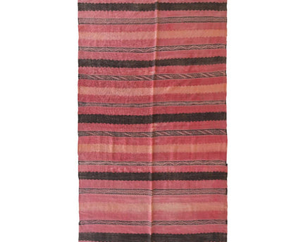 Zuiver wollen Marokkaans Kelim Berber tapijt 144 x 253 cm