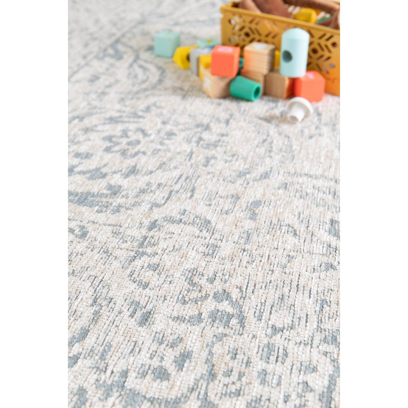 Tapijt geweven in jute en zoon Chan Chanille Byzance