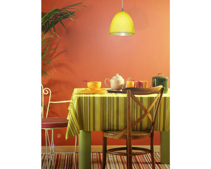 Siliconen hanger lamp "Catinus" Ø 25 cm, gemaakt van groen siliconen, E27