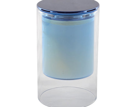 Kaarsenblauw cederhout parfum 7x11.3 cm
