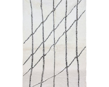Berber vloerkleed Beni Ouarain zuivere wol 160 x 255 cm