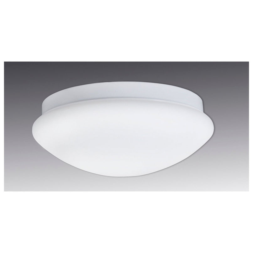LED -plafondlicht "Genève" gemaakt van metaal en plastic in het wit, met stevig ingebouwde in LED's Ø ca. 30 cm