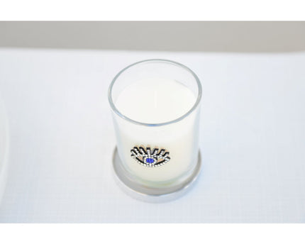 Zilveren kaars patchouli parfumoog