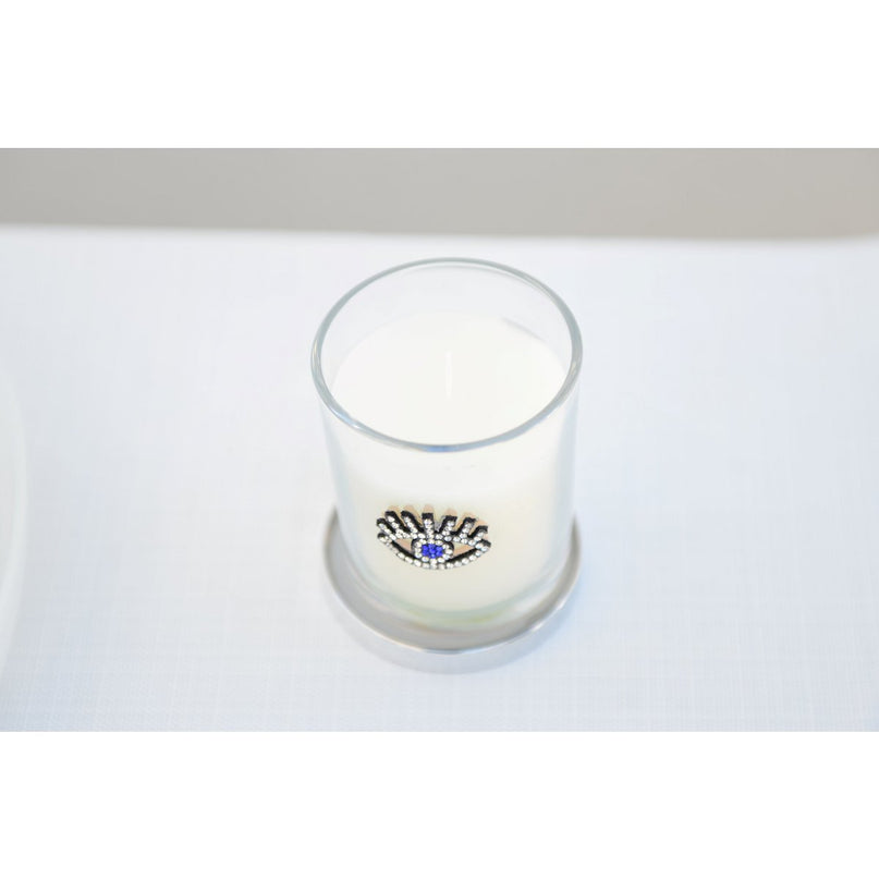 Zilveren kaars patchouli parfumoog