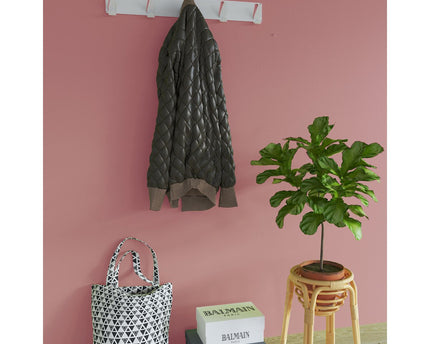 Gorillz Raw XL Five - Industriële - Wandkapstok- Garderobe - 10 Haken - Wit